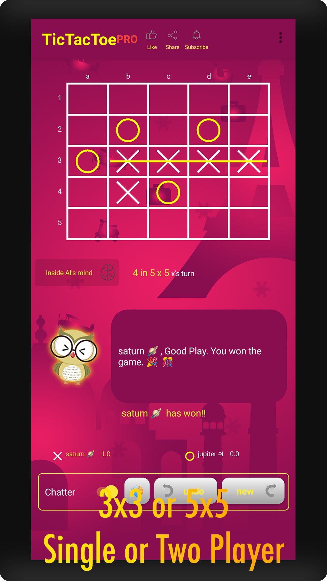 TicTacToe app preview